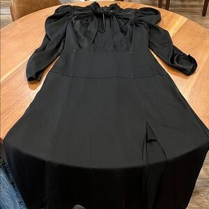 Astr Black Long Sleeve Dress